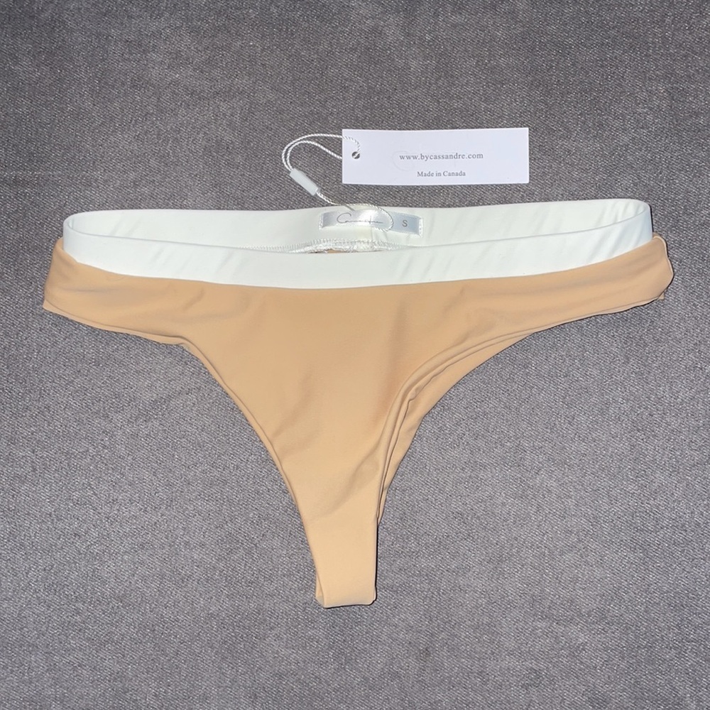 Bikini.  Size Small.  Tan & Ivory​ - Picture 3 of 5